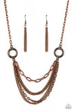 CHAINS of Command - Copper - Paparazzi Accessories