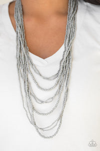 Totally Tonga - Silver - Paparazzi Accessories