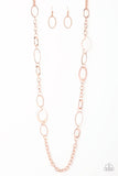 Chain Cadence - Gold - Paparazzi Accessories LONG NECKLACE